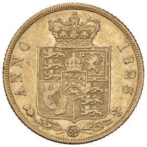 ENGLAND George IV (1820-1830) Half-pound 1823 ...