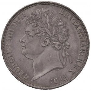 ENGLAND George IV (1820-1830) Crown 1821 SECOND ...