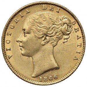 ENGLAND Victoria (1837-1901) Sterling 1866 (48) - K...