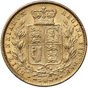 INGHILTERRA Vittoria (1837-1901) Sterlina 1866 (48) - K...