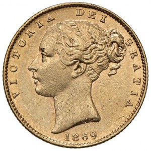 INGHILTERRA Vittoria (1837-1901) Sterlina 1869 (39) - K...