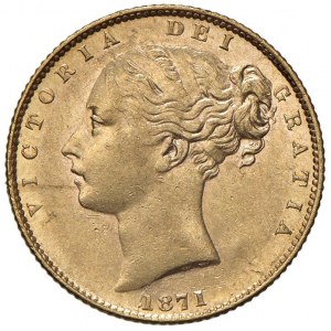 INGHILTERRA Vittoria (1837-1901) Sterlina 1871 (1) - KM...
