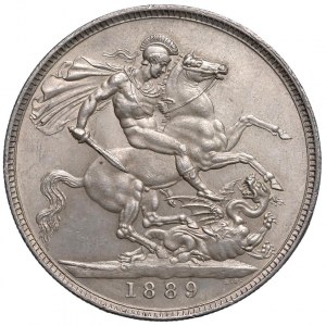 ENGLAND VIttoria (1837-1901) Crown 1889 - KM 765 A...