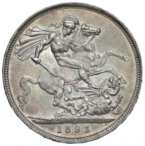 ENGLAND Victory (1837-1901) Crown 1893 LVI - Dav....