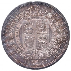 ENGLAND Victory (1837-1901) Half Crown 1887 - KM...