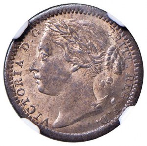 ANGLETERRE Victoire (1837-1901) Tiers de farthing 1866...
