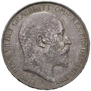 ENGLAND Edward (1901-1910) Crown 1902 - KM 803 AG...