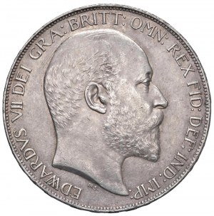 ENGLAND Edward (1901-1910) Crown 1902 - KM 803 AG...