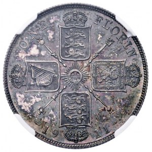 INGHILTERRA Giorgio V (1910-1936) Florin 1911 - KM 817 ...