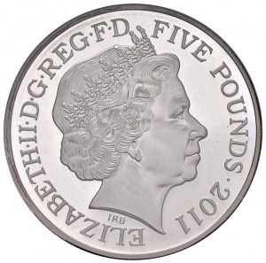 ENGLAND Elizabeth II (1952-2022) 5 Pounds 2011 p...