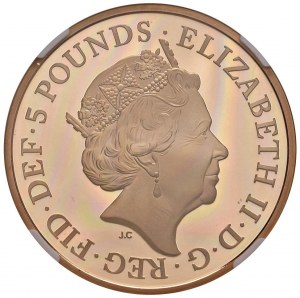 ENGLAND Elizabeth II (1952-2022) 5 pounds 2017 1...