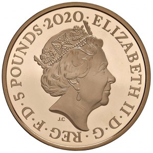 ENGLAND Elizabeth II (1952-2022) 5 Pounds 2020 T...