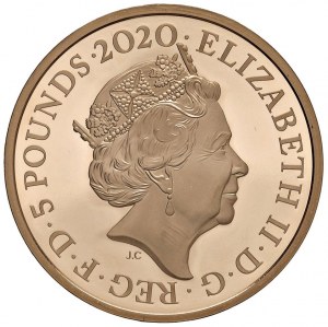 ENGLAND Elizabeth II (1952-2022) 5 Pounds 2020 T...
