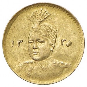 IRAN Ahmad Shah (1909-1925) Cinquième de Toman 1335 (1916) ...