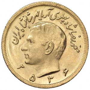 IRAN Mohammad Reza (1941-1979) 2 1/2 Pahlavi 2536 (1977...