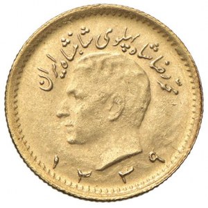 IRAN Mohammad Reza (1941-1979) Quarto di Pahlavi 1339 (...