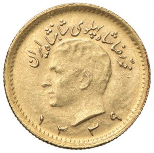 IRAN Mohammad Reza (1941-1979) Fourth of Pahlavi 1339 (...