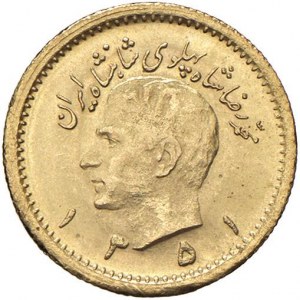 IRAN Mohammad Reza (1941-1979) Quarto di Pahlavi 1351 (...