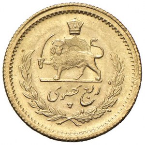 IRAN Mohammad Reza (1941-1979) Quarto di Pahlavi 1351 (...