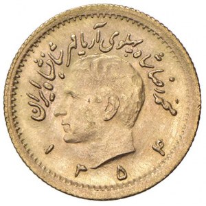 IRAN Mohammad Reza (1941-1979) Quarto di Pahlavi 1354 (...