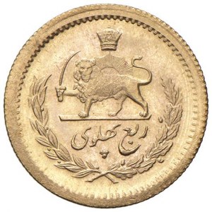 IRAN Mohammad Reza (1941-1979) Quarto di Pahlavi 1354 (...