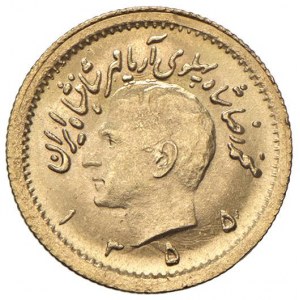 IRAN Mohammad Reza (1941-1979) Quarto di Pahlavi 1355 (...