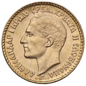JUGOSLAVIE Alexandre Ier (1921-1934) 20 Dinara 1925 - KM ...
