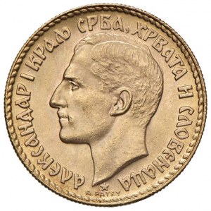 JUGOSLAVIA Alexander I (1921-1934) 20 Dinara 1925 - KM ...