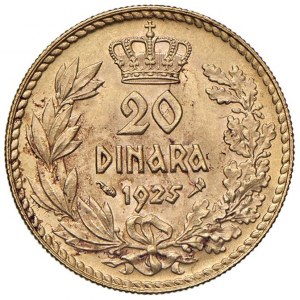 JUGOSLAVIA Alexander I (1921-1934) 20 Dinara 1925 - KM ...