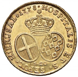 MALTA Emmanuel de Rohan (1775-1797) 20 Scudi 1778 - Fr....