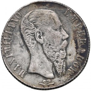 MEXICO Maximilian I (1863-1867) Weight 1866 Pi - KM 38...