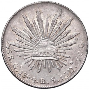 MESSICO 8 Reales 1894 Go RS - KM 377.8 AG (g 27,12)...