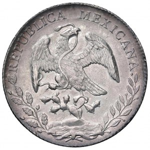 MESSICO 8 Reales 1895 Mo AM - KM 377.10 AG (g 26,99) Sp...