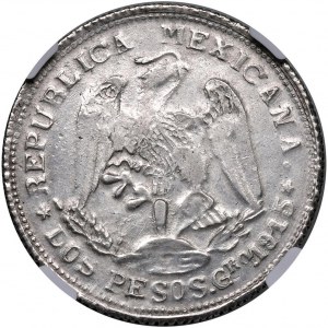 MESSICO. Revolution. Guerrero. 2 Pesos 915 GRo. - KM-64...