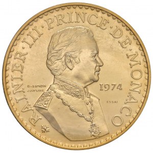 MONACO Ranieri III (1949-2005) 50 Franchi 1974 ESSAI - ...
