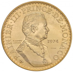 MONACO Rainier III (1949-2005) 50 Francs 1974 ESSAI - ...