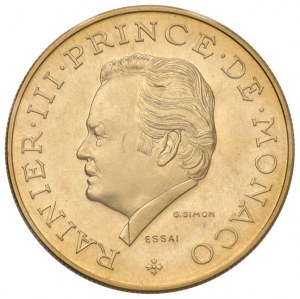 MONACO Rainier III (1949-2005) 10 Francs 1974 ESSAI - ...