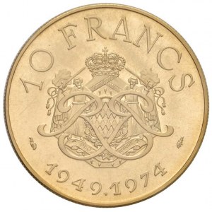 MONACO Ranieri III (1949-2005) 10 Franchi 1974 ESSAI - ...