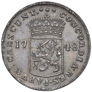 HOLLAND Zeeland Double ducatone 1748 - Dav. 1835 AG (g 5...