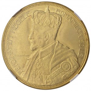 ROMANIA Ferdinand I (1914-1927) 50 Lei 1922 - KM M3; F...