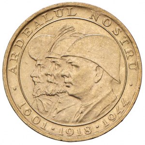 ROMANIA Michael I (1927-1947) 20 Lei 1944 - KM 13 AU (g...