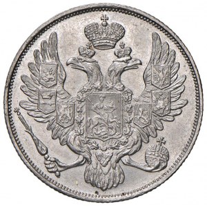 RUSSIA Nicola I (1825-1855) 3 Rubli 1842 - KM C177 Plat...
