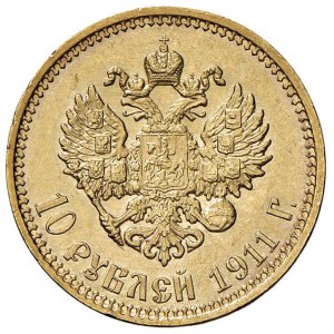RUSSIA Nicola II (1894-1917) 10 Rubli 1911 - Fr. 179 AU...