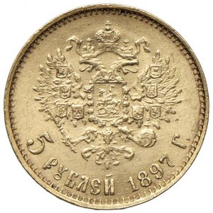 RUSSIA Nicola II (1894-1917) 5 Rubli 1897 - KM Y62; Fr....