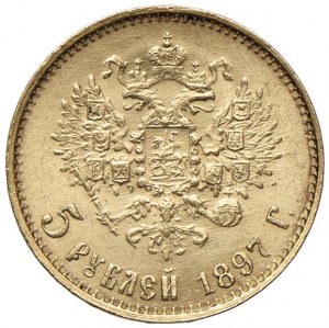 RUSKO Mikuláš II (1894-1917) 5 rublů 1897 - KM Y62; Fr....