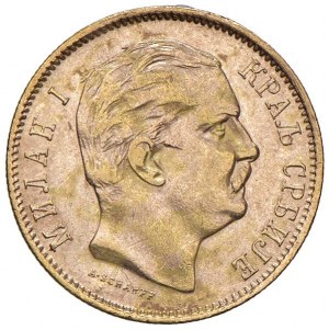 SERBIE Milan Obrenovic IV (1868-1889) 10 Dinara 1882 - ...