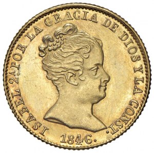 SPAIN Isabella II (1833-1868) Barcelona - 80 Reales 1...