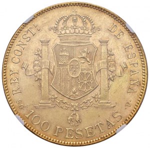 SPAIN Alfonso XIII (1886-1931) 100 Pesetas 1897 *97 - ...