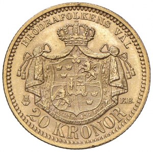 SWEDEN Oscar II (1872-1907) 20 Kronor 1899 - KM 748; Fr...
