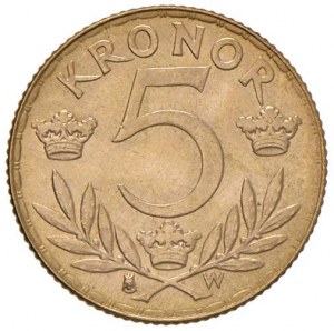SZWECJA Gustaf V (1907-1950) 10 koron 1920 - KM 797; Fr....